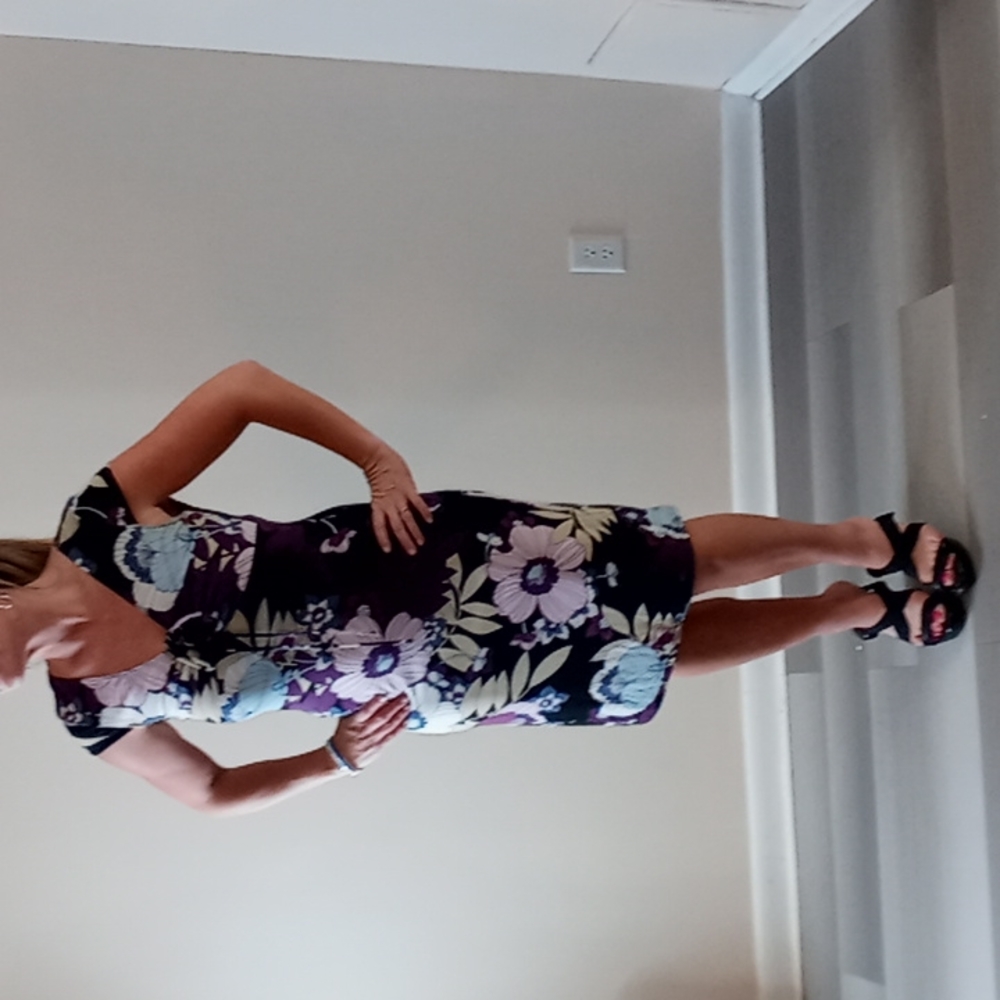 Cute Multi Colored Floral Dress